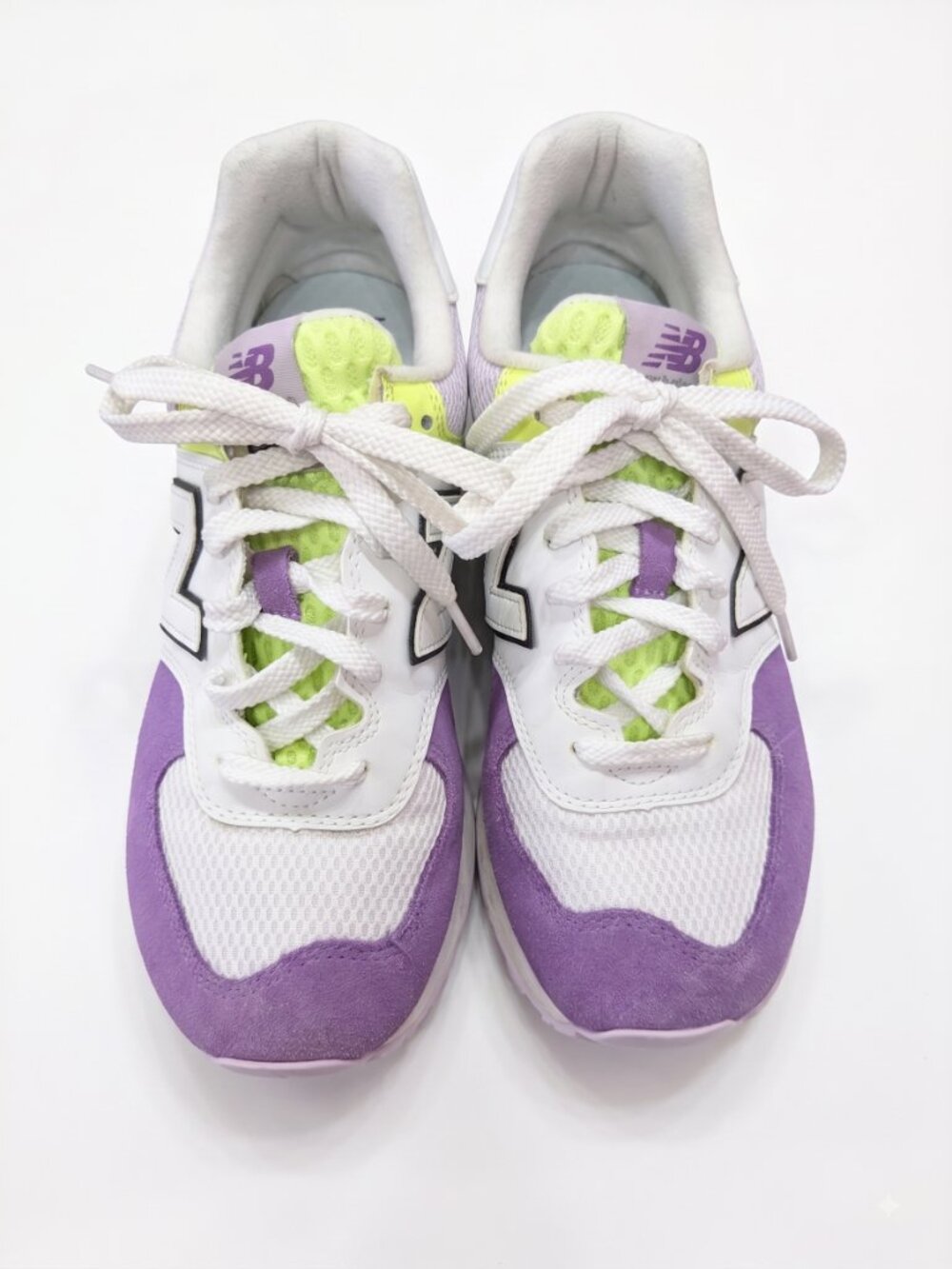 New Balance 574 Purple & Green Size 9 Womens - Picture 4 of 4